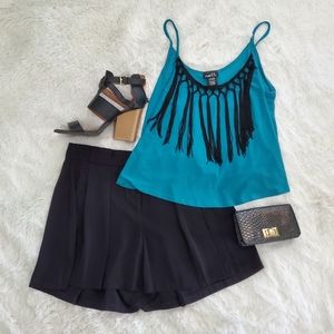4/$20 🦋 NWT Rue21 Teal Fringed Tank Top